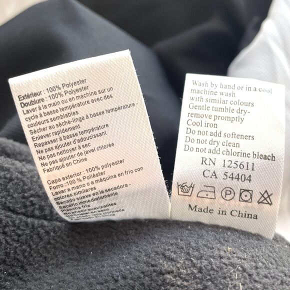 IAN POULTER DESIGN Jacket 1/4 Zip Golf Lined Pullover Black & White Men’s XL - Picture 10 of 10